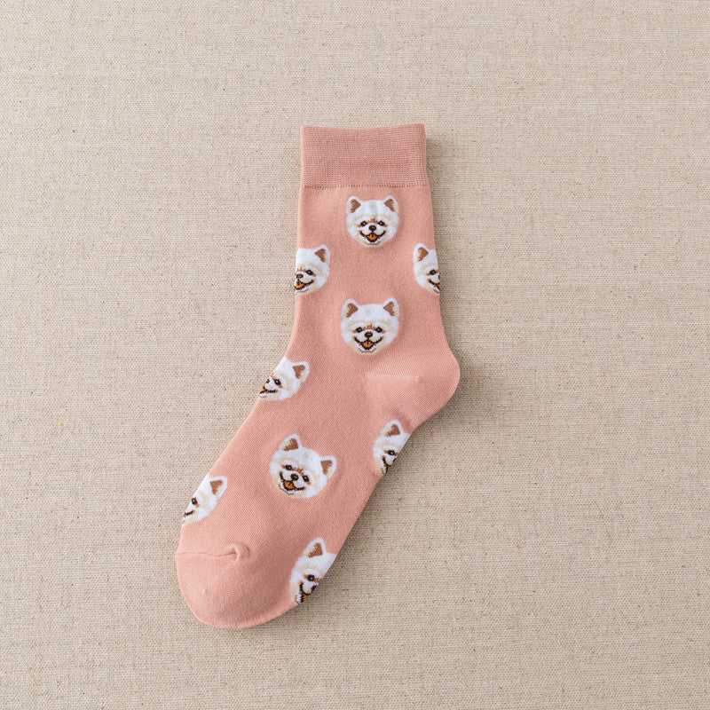 Dog Sock Pink