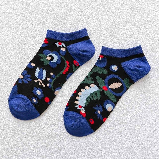 Ankle Sock Flower 2