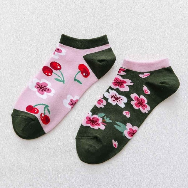 Ankle Sock Flower